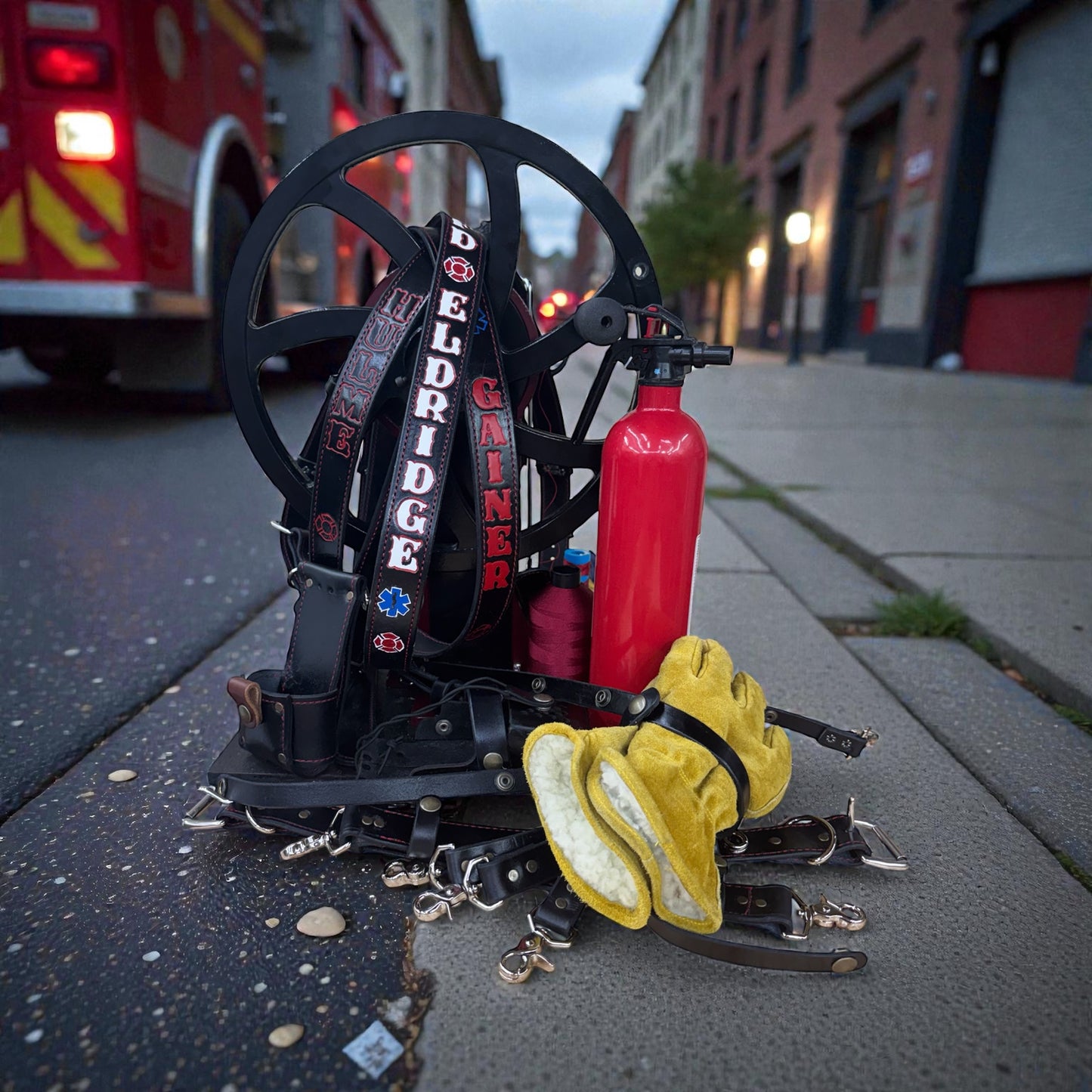 Radio Harness Strap, Fire Fighter Collection